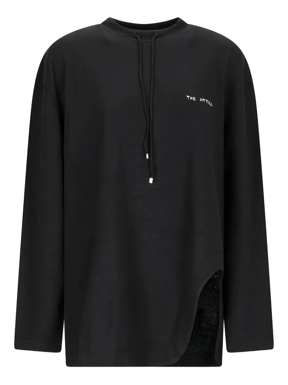 Толстовка с кулиской The Attico, черный
Толстовка с кулиской The Attico, черный