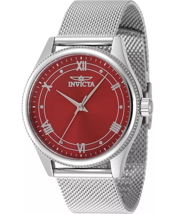 Женские кварцевые часы 48488 Celestial с тремя стрелками и красным циферблатом Invicta, silver
Женские кварцевые часы 48488 Celestial с тремя стрелками и красным циферблатом Invicta, silver
