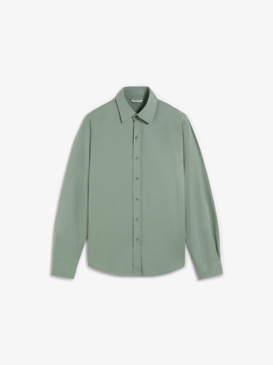 Рубашка на пуговицах Comfort fit Scalpers, зеленый
Рубашка на пуговицах Comfort fit Scalpers, зеленый