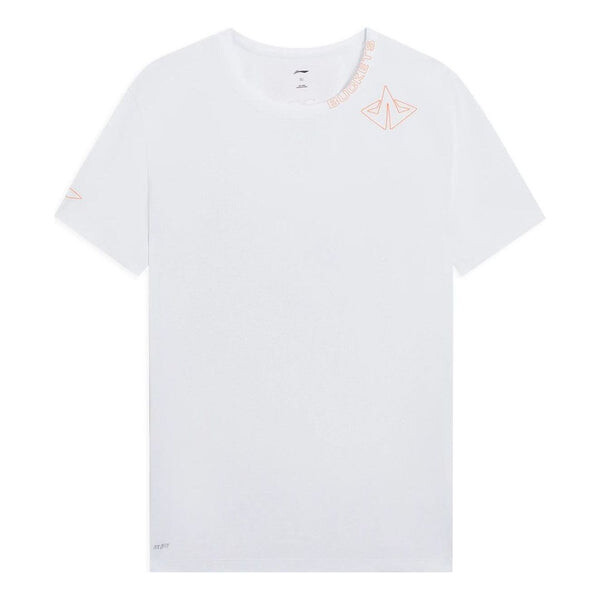 Футболка с рисунком в виде колец и ведер Li-Ning, белый
Футболка с рисунком в виде колец и ведер Li-Ning, белый