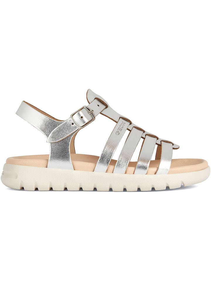 Сандалии Geox, серебряный
Сандалии Geox, серебряный