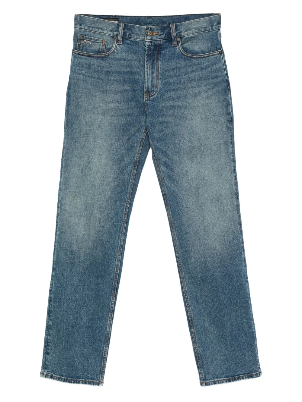 Джинсы из смесового хлопка Emporio Armani, синий
Джинсы из смесового хлопка Emporio Armani, синий