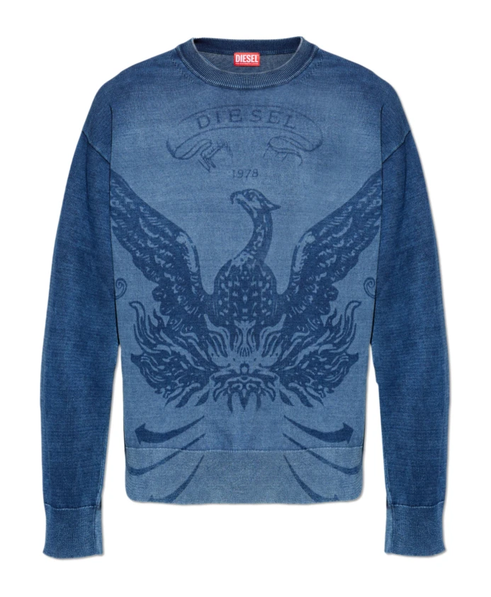 Пуловер «к-феникол» Diesel, синий
Пуловер «к-феникол» Diesel, синий