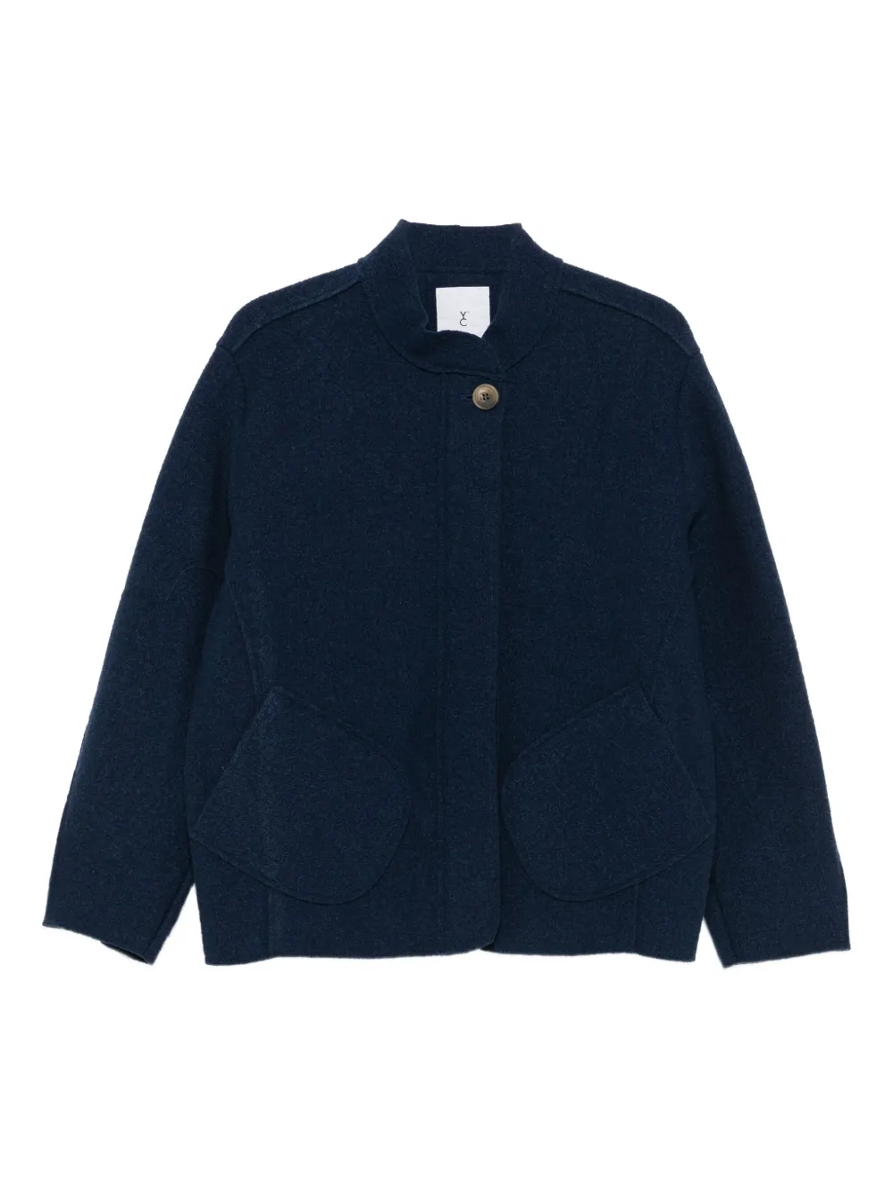 Куртка асимметричного кроя с накладным карманом Why Ci, синий
Куртка асимметричного кроя с накладным карманом Why Ci, синий