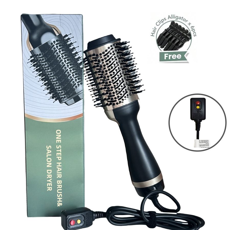 Расческа для волос One Step Hot Air Brush 1000 Вт, стайлер и утюжок для придания объема, выпрямитель для волос, плойка, расческа, электрический фен с ионизацией, бытовая горячая расческа с подарком Proxxi, черный
Расческа для волос One Step Hot Air Brush 1000 Вт, стайлер и утюжок для придания объема, выпрямитель для волос, плойка, расческа, электрический фен с ионизацией, бытовая горячая расческа с подарком Proxxi, черный
