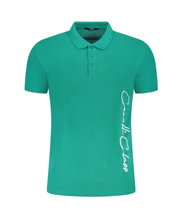 Мужская хлопковая рубашка-поло зеленого цвета Cavalli Class, зеленый
Мужская хлопковая рубашка-поло зеленого цвета Cavalli Class, зеленый