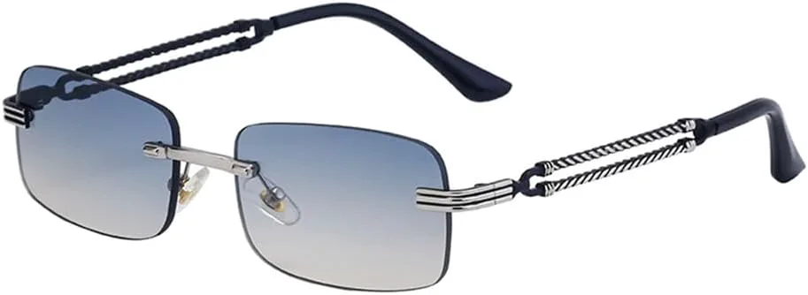 Маленькие прямоугольные солнцезащитные очки без оправы для мужчин в винтажном панк-стиле, солнцезащитные очки без оправы, защита от УФ-излучения UV400 HDUBFY, 5
Маленькие прямоугольные солнцезащитные очки без оправы для мужчин в винтажном панк-стиле, солнцезащитные очки без оправы, защита от УФ-излучения UV400 HDUBFY, 5