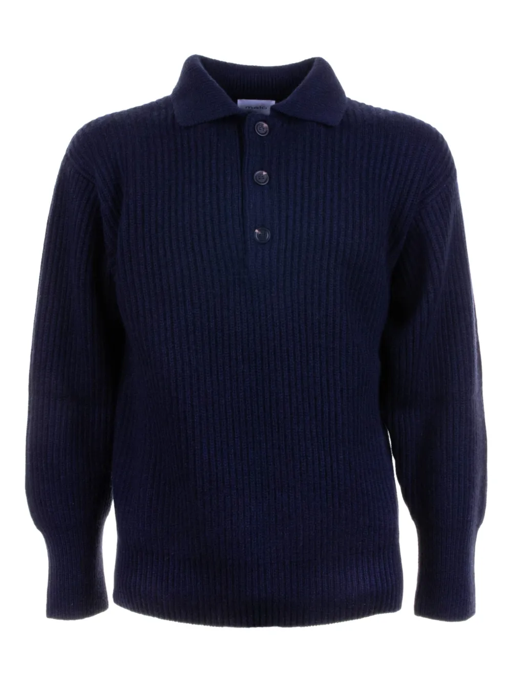 Свитер в рубчик с воротником поло Malo, синий
Свитер в рубчик с воротником поло Malo, синий