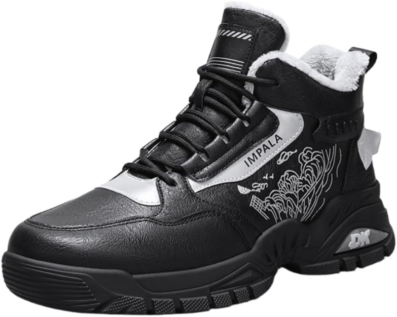 Мужские винтажные повседневные кожаные сапоги Clolinde до середины голени - Толстые и теплые, с удобной и приятной к коже подкладкой, прочные и нескользящие, черный
Мужские винтажные повседневные кожаные сапоги Clolinde до середины голени - Толстые и теплые, с удобной и приятной к коже подкладкой, прочные и нескользящие, черный