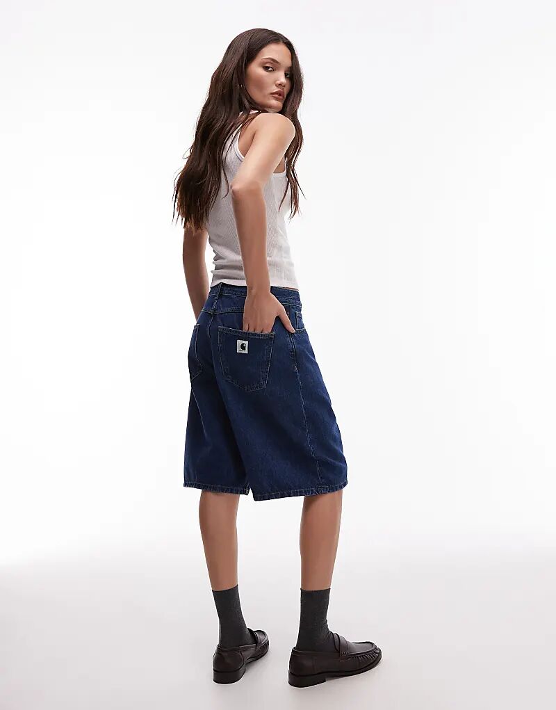 Короткие шорты свободного кроя Carhartt WIP Brandon синего цвета
Короткие шорты свободного кроя Carhartt WIP Brandon синего цвета