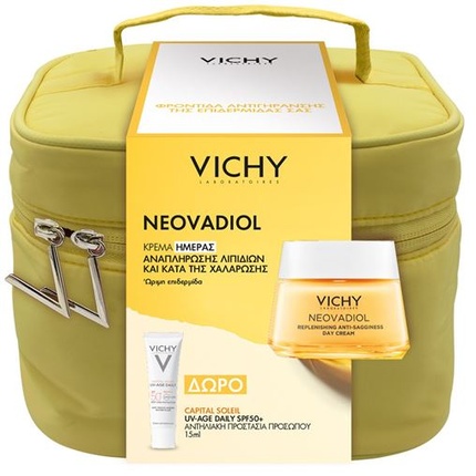 Промо-акция Дневной крем Neovadiol 50 мл и Capital Soleil Uv-Age Daily Spf 50+ 15 мл Vichy
Промо-акция Дневной крем Neovadiol 50 мл и Capital Soleil Uv-Age Daily Spf 50+ 15 мл Vichy