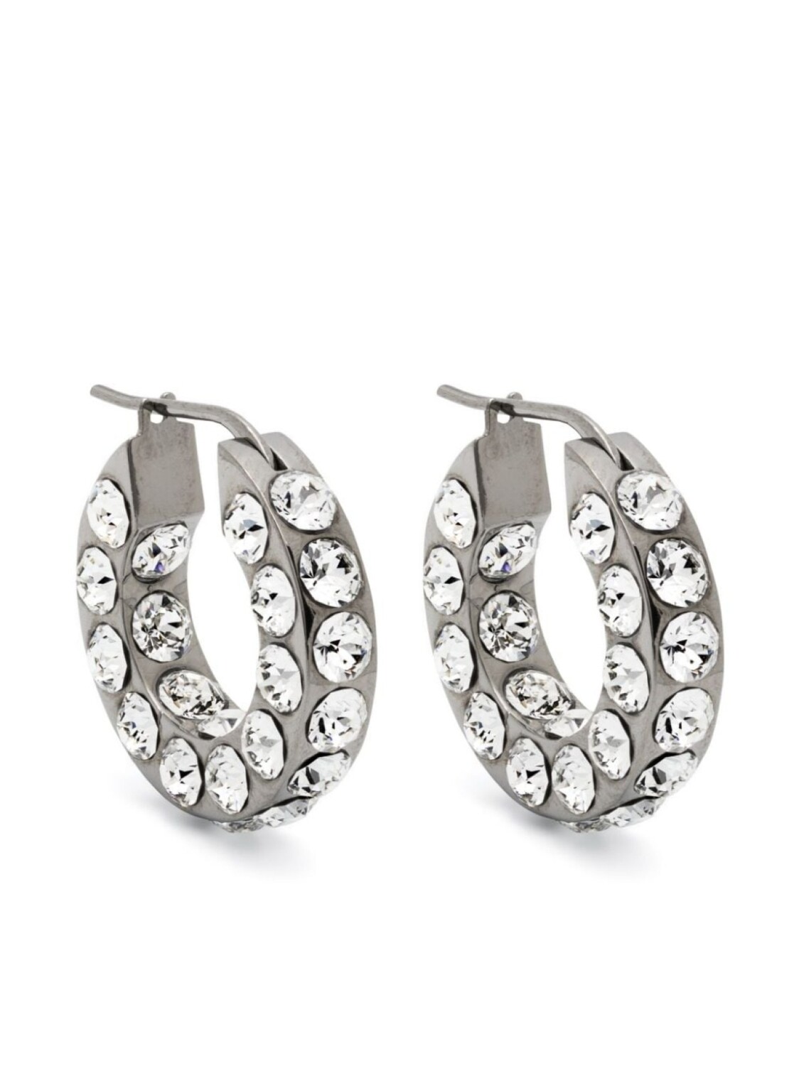 Серьги-кольца Jahleel с кристаллами Amina Muaddi, серебряный
Серьги-кольца Jahleel с кристаллами Amina Muaddi, серебряный