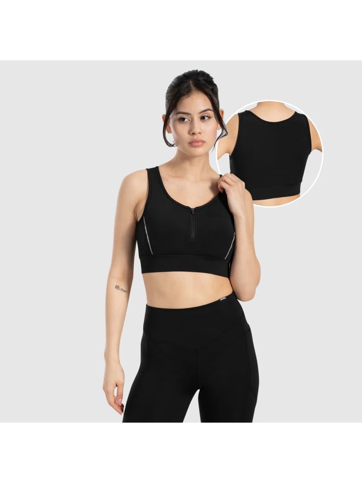 SMILODOX Спортивный бюстгальтер Kathi черного цвета
SMILODOX Спортивный бюстгальтер Kathi черного цвета