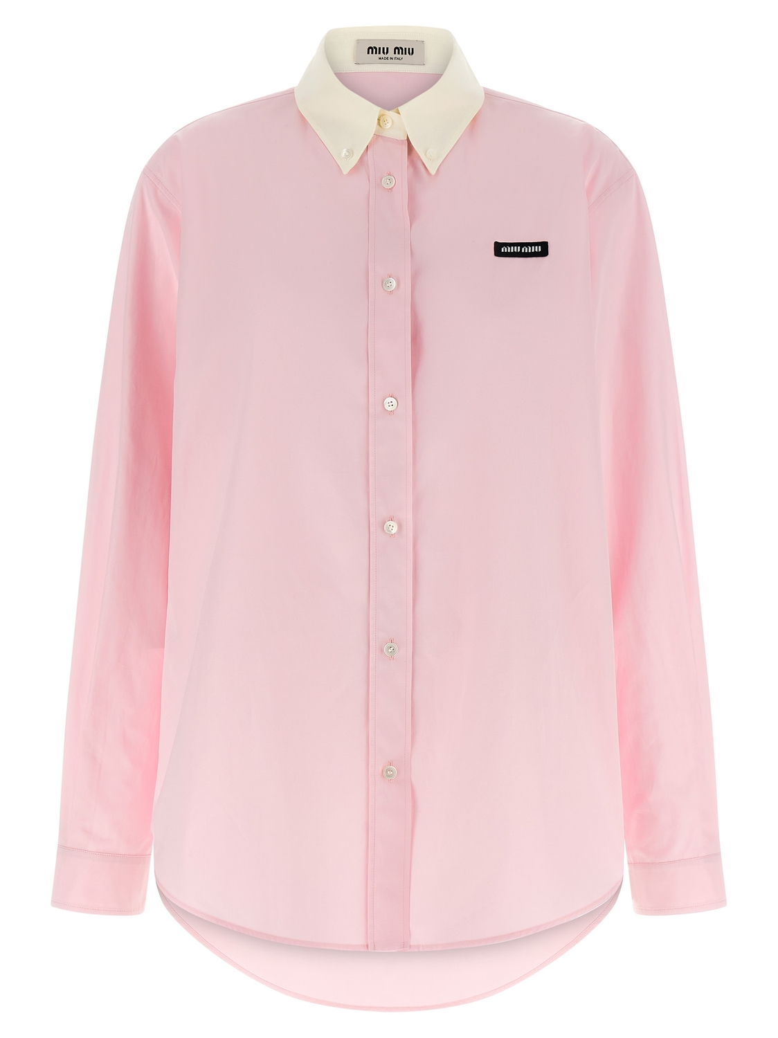 Рубашка на пуговицах MIU MIU, розовый
Рубашка на пуговицах MIU MIU, розовый