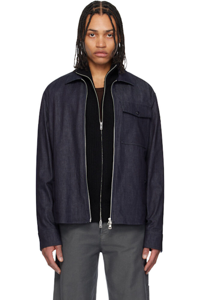 Синяя джинсовая куртка с длинными рукавами и застежкой-молнией Moncler, Синий, Синяя джинсовая куртка с длинными рукавами и застежкой-молнией Moncler
Синяя джинсовая куртка с длинными рукавами и застежкой-молнией Moncler, Синий, Синяя джинсовая куртка с длинными рукавами и застежкой-молнией Moncler