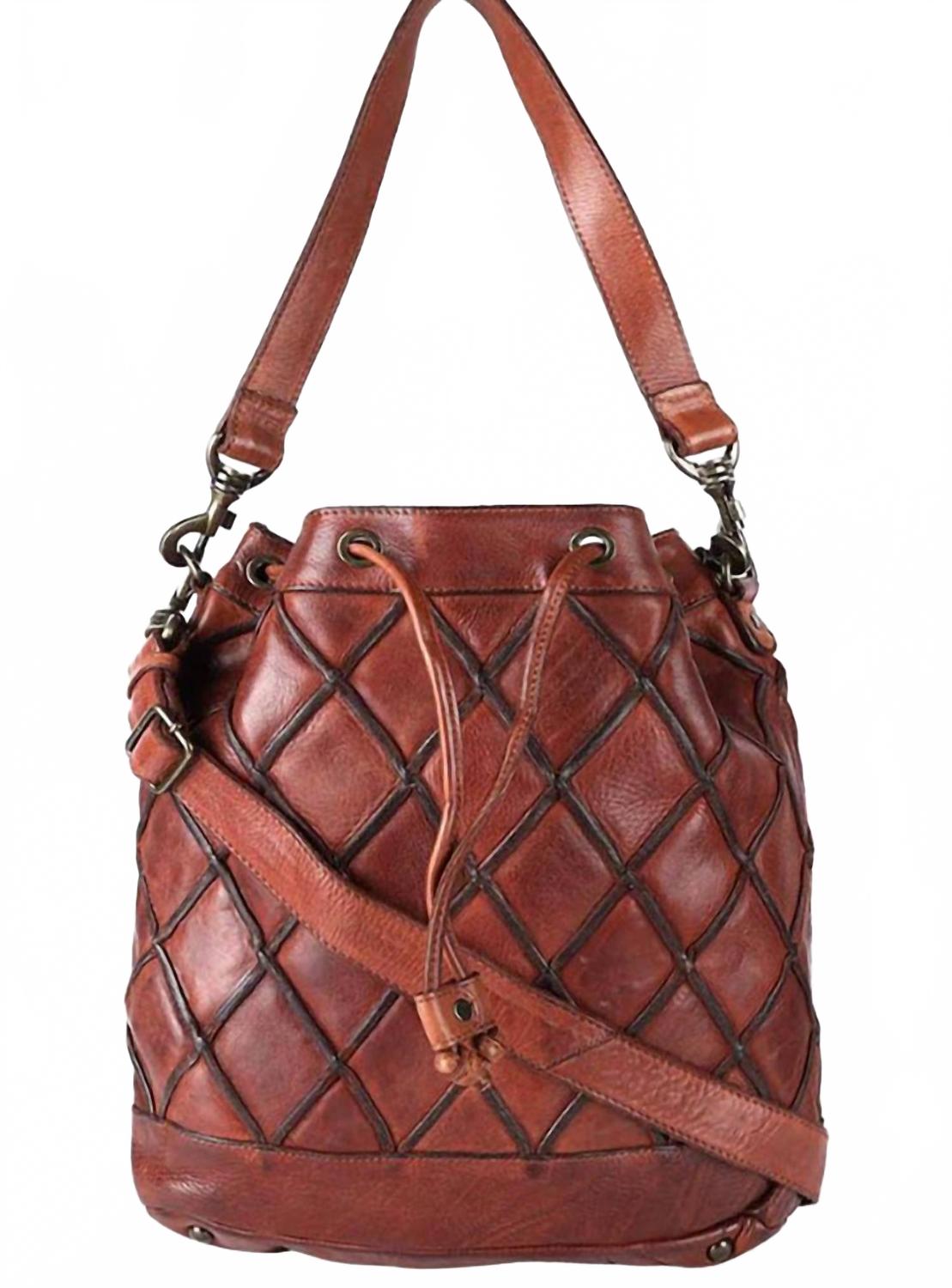 Кожаная сумка-ведро в коричневом цвете Spaghetti Western
Кожаная сумка-ведро в коричневом цвете Spaghetti Western