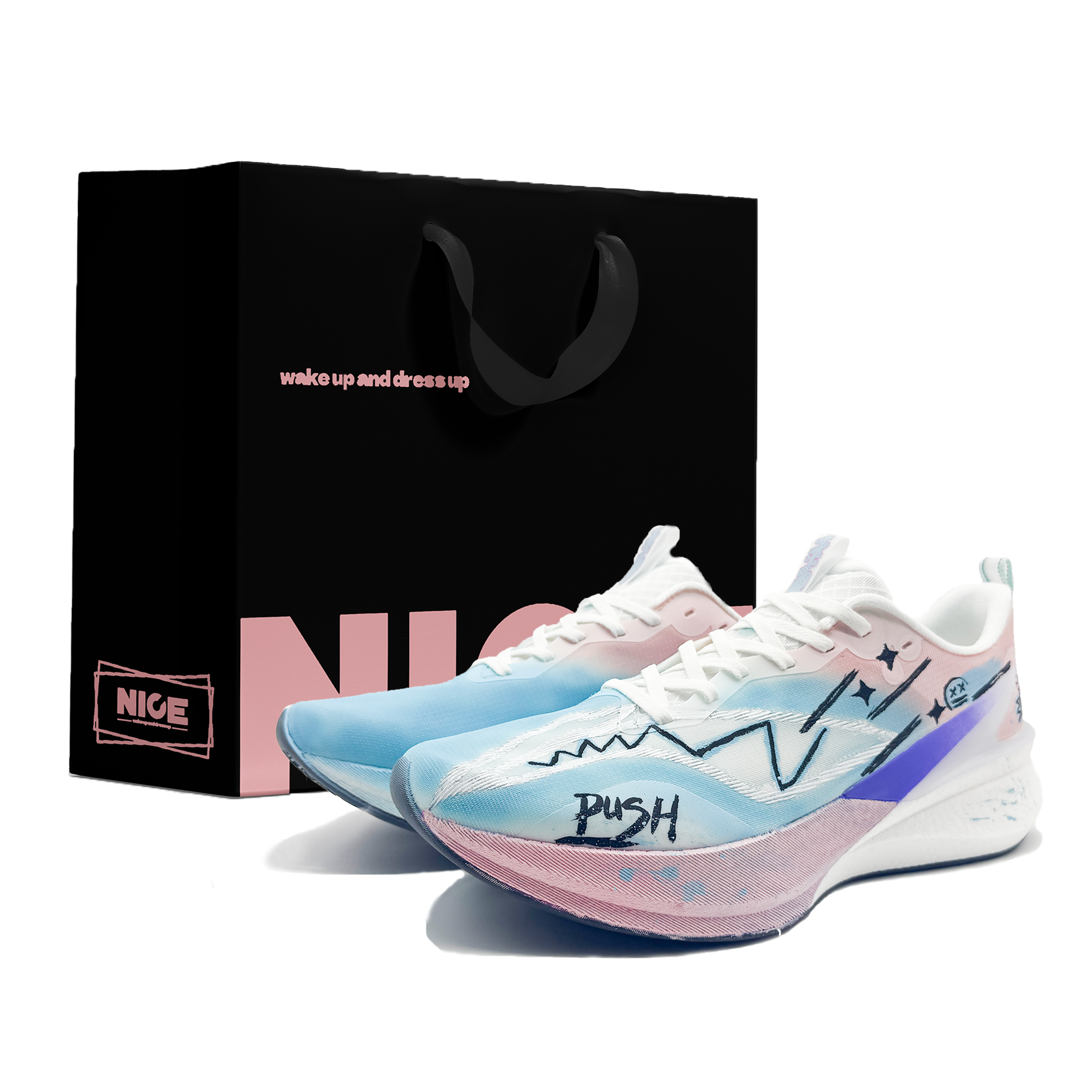 LINING Кроссовки для бега Red Hare 8PRO мужские, низкие, цвет: синий, розовый
LINING Кроссовки для бега Red Hare 8PRO мужские, низкие, цвет: синий, розовый