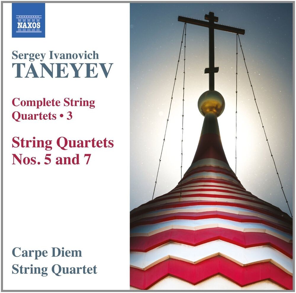 Диск CD Taneyev: Complete String Quartets, Vol. 3 - Nos. 5 and 7 - Sergey Ivanovich Taneyev
Диск CD Taneyev: Complete String Quartets, Vol. 3 - Nos. 5 and 7 - Sergey Ivanovich Taneyev