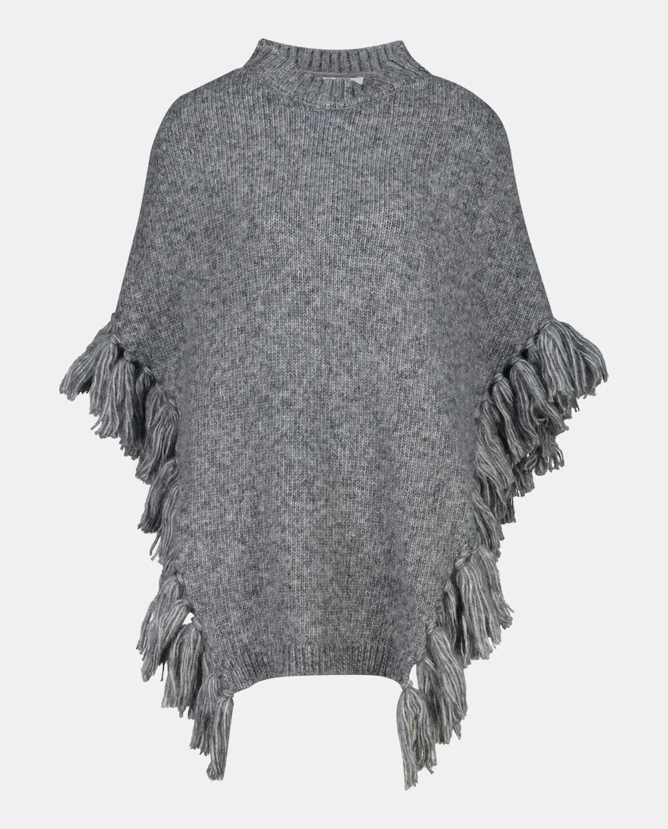Женский пончо с бахромой Southern Cotton, светло-серый
Женский пончо с бахромой Southern Cotton, светло-серый