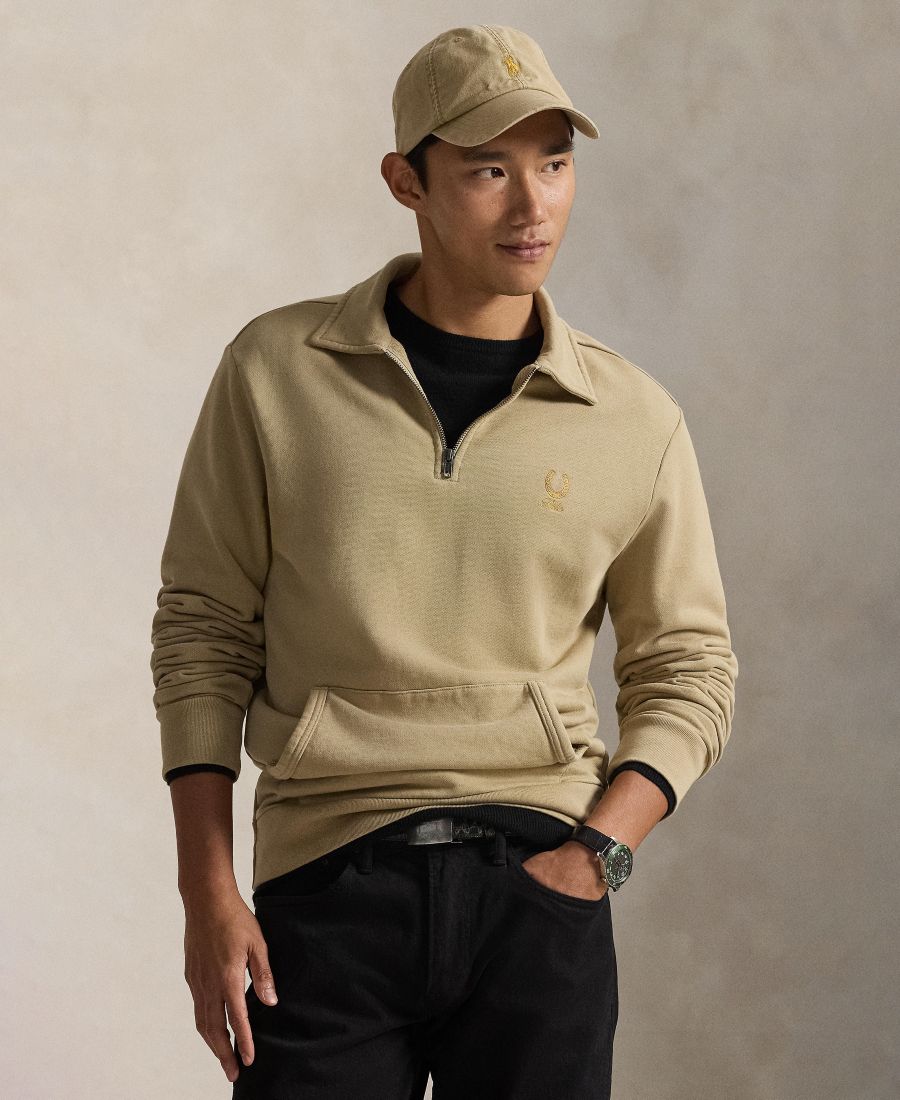 Мужская толстовка с длинными рукавами и воротником Polo Ralph Lauren, Vintage Khaki
Мужская толстовка с длинными рукавами и воротником Polo Ralph Lauren, Vintage Khaki