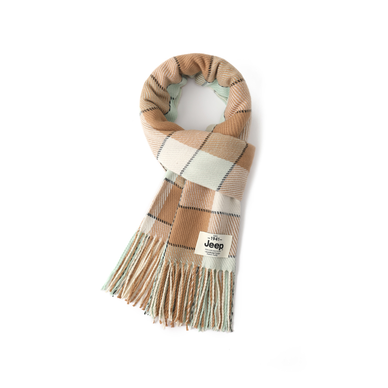 Jeep Искусственный кашемировый вязаный шарф унисекс, Khaki
Jeep Искусственный кашемировый вязаный шарф унисекс, Khaki