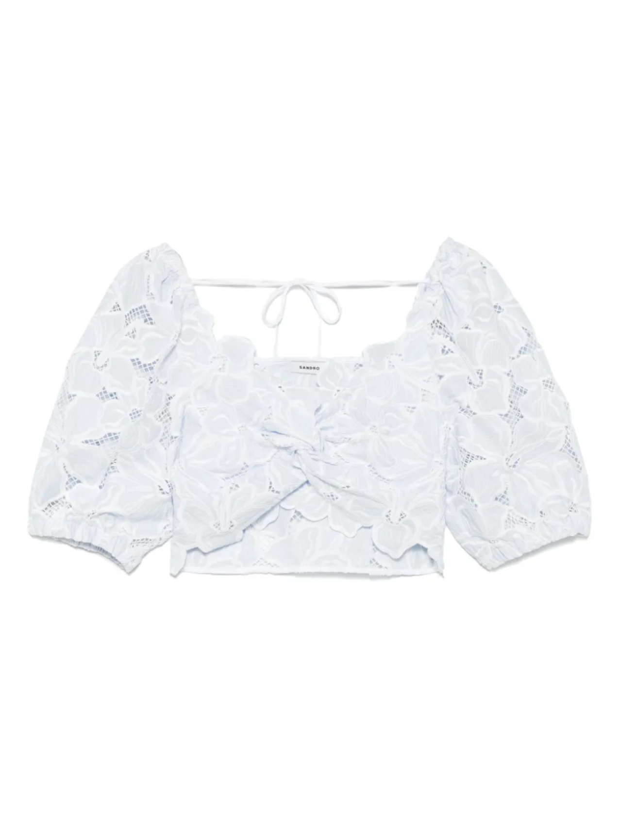 Блузка SANDRO укороченный топ из цветочного кружева, синий
Блузка SANDRO укороченный топ из цветочного кружева, синий