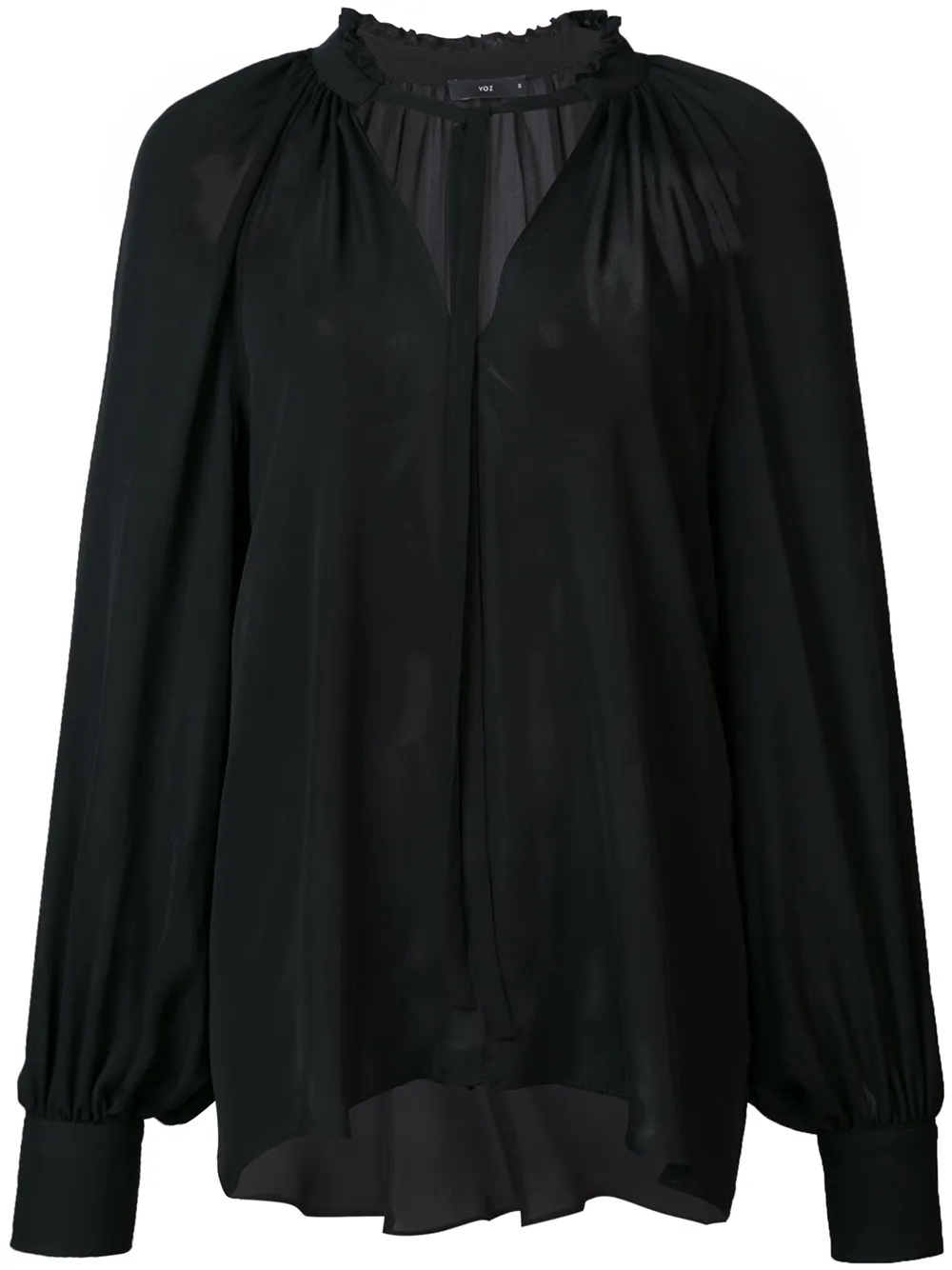 Блузка с эпископскими рукавами VOZ, черный
Блузка с эпископскими рукавами VOZ, черный