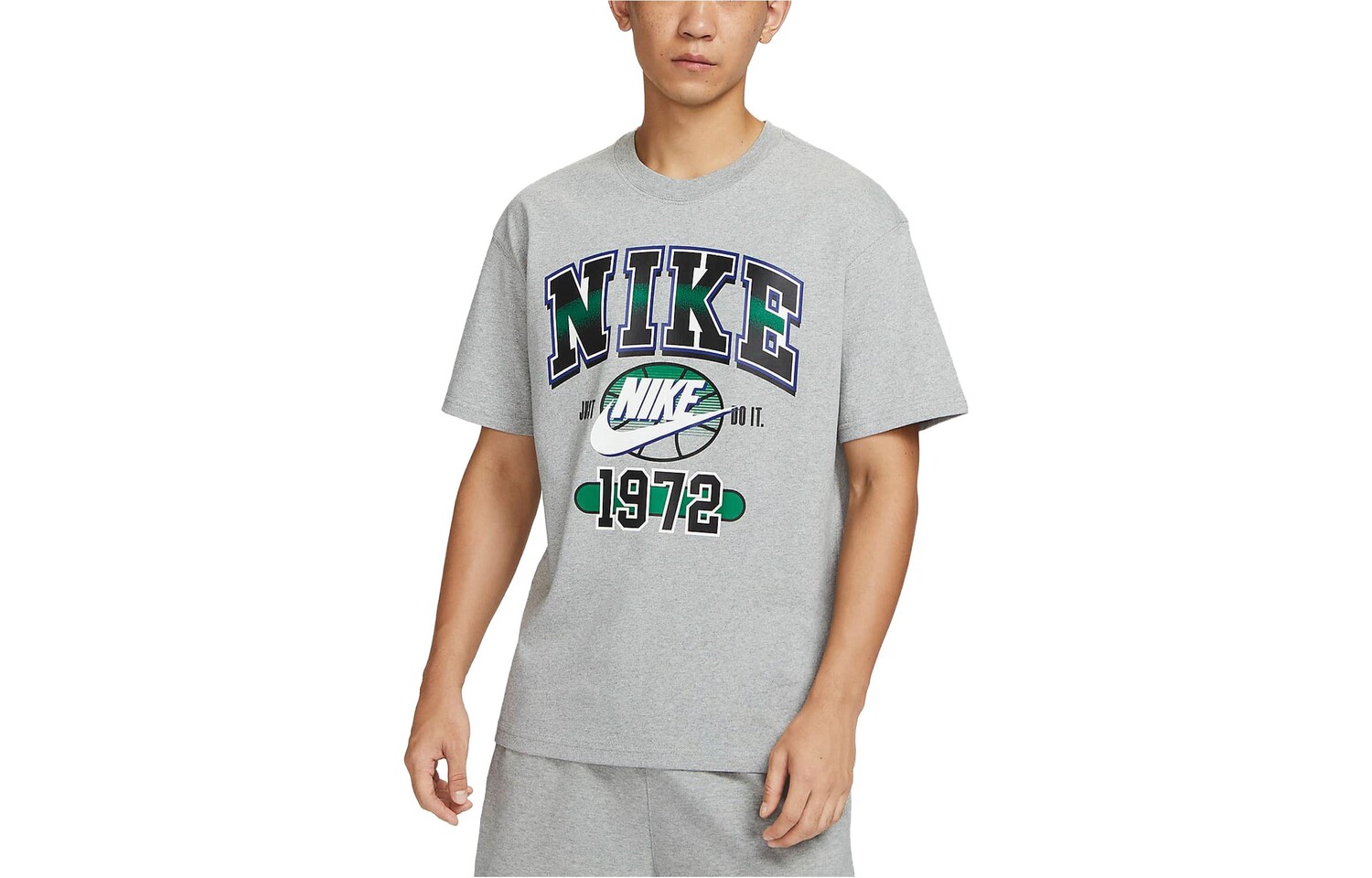 Баскетбольная майка мужская темно-серая вересковая Nike, темно-серый