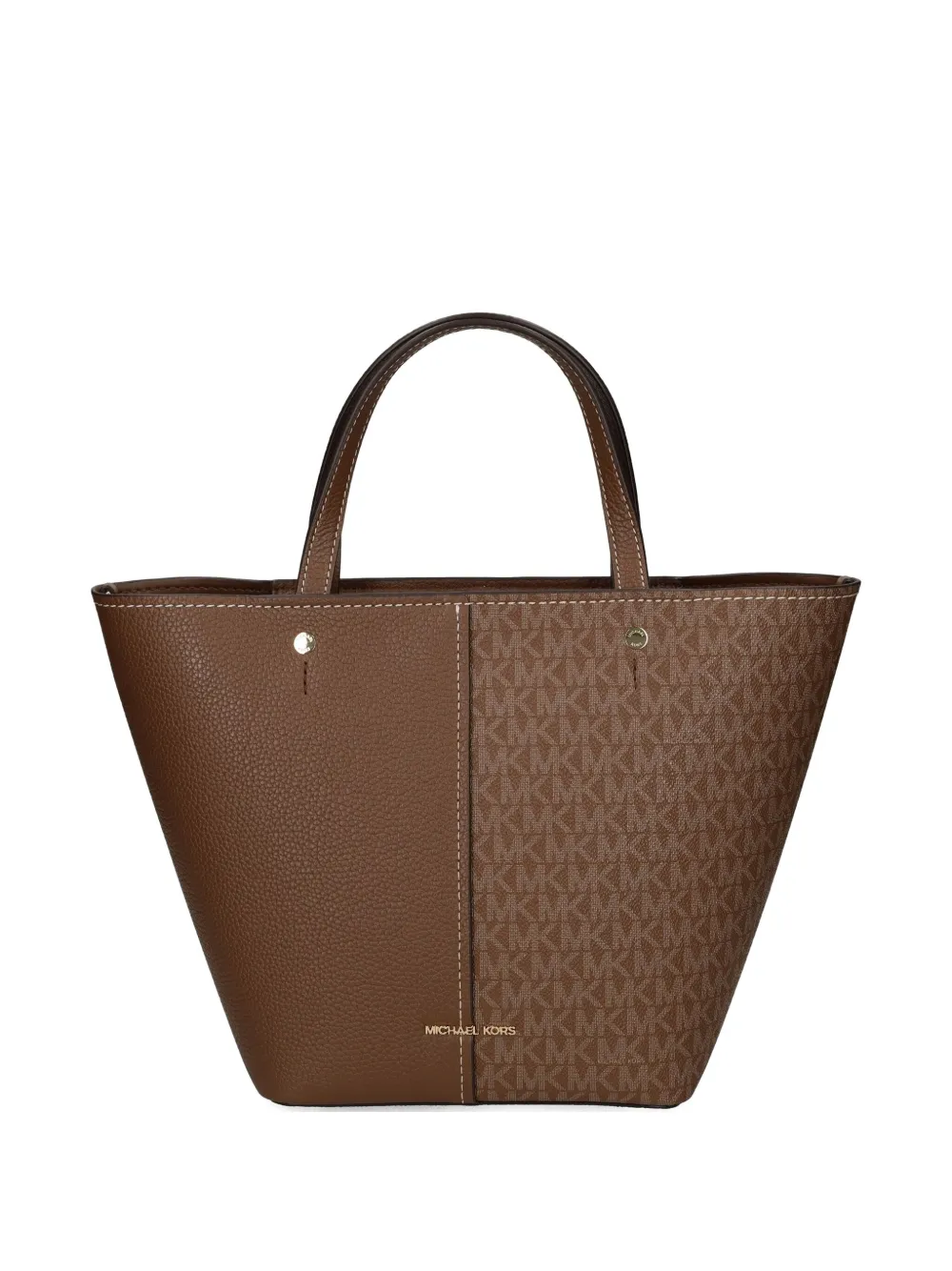 Сумка-тоут с монограммой и вставками Michael Michael Kors, коричневый
Сумка-тоут с монограммой и вставками Michael Michael Kors, коричневый