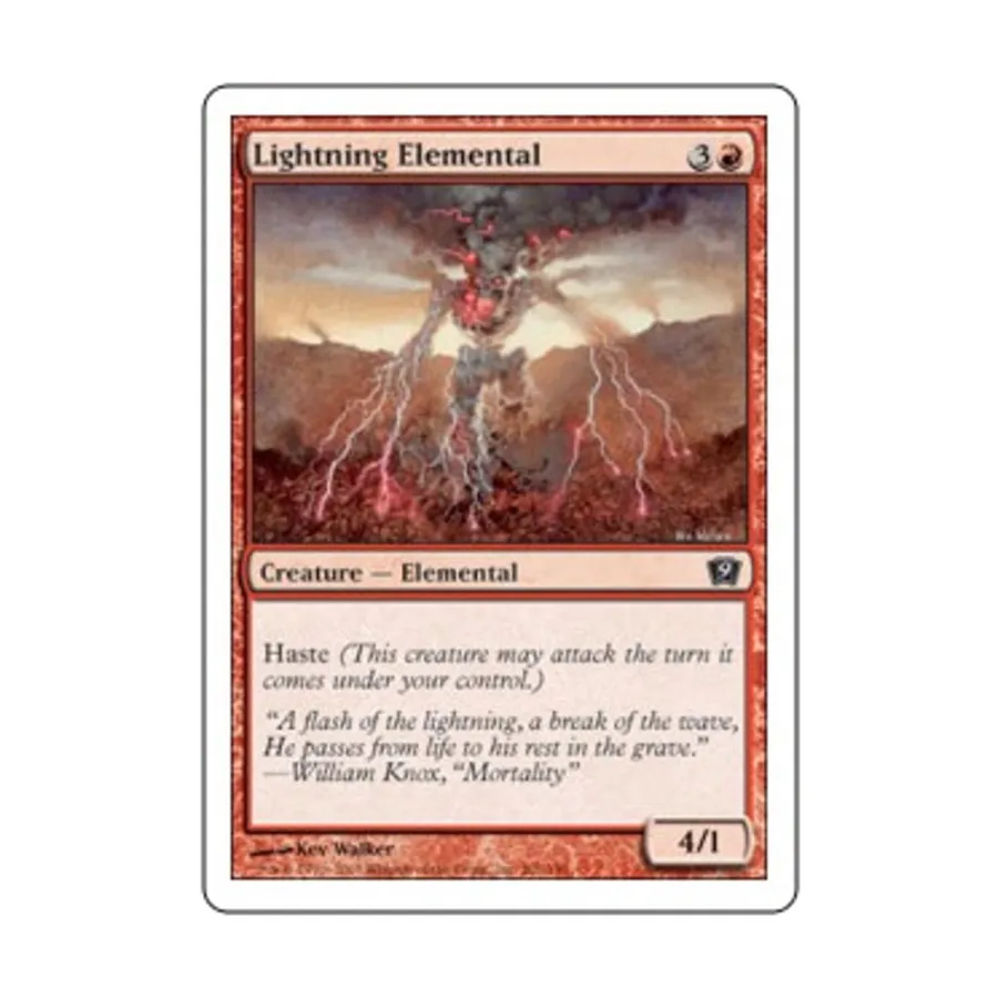 CCG Элементаль молнии (С), MTG - 9th Edition
CCG Элементаль молнии (С), MTG - 9th Edition