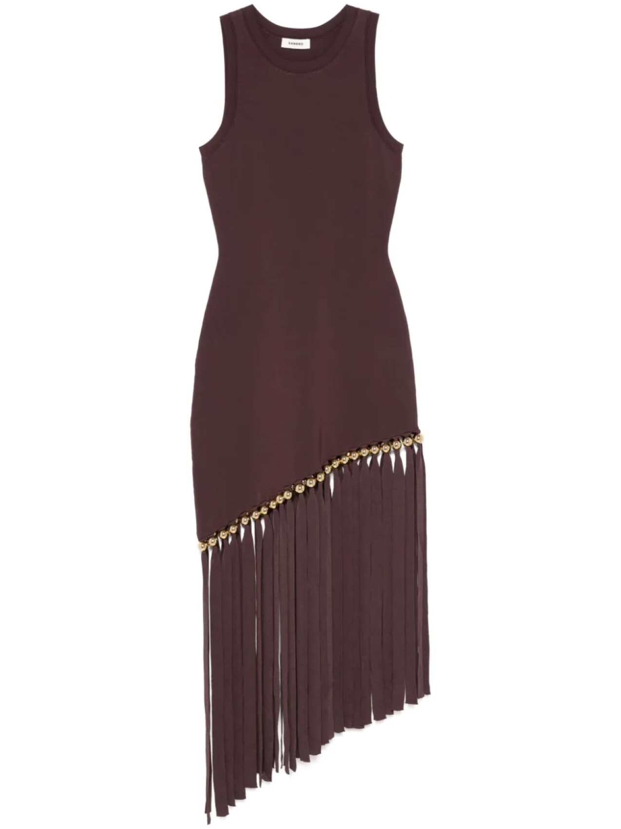 Платье мини с бахромой SANDRO, коричневый
Платье мини с бахромой SANDRO, коричневый