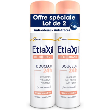 Нежный дезодорант 48ч 150мл - Упаковка из 2 шт Etiaxil
Нежный дезодорант 48ч 150мл - Упаковка из 2 шт Etiaxil