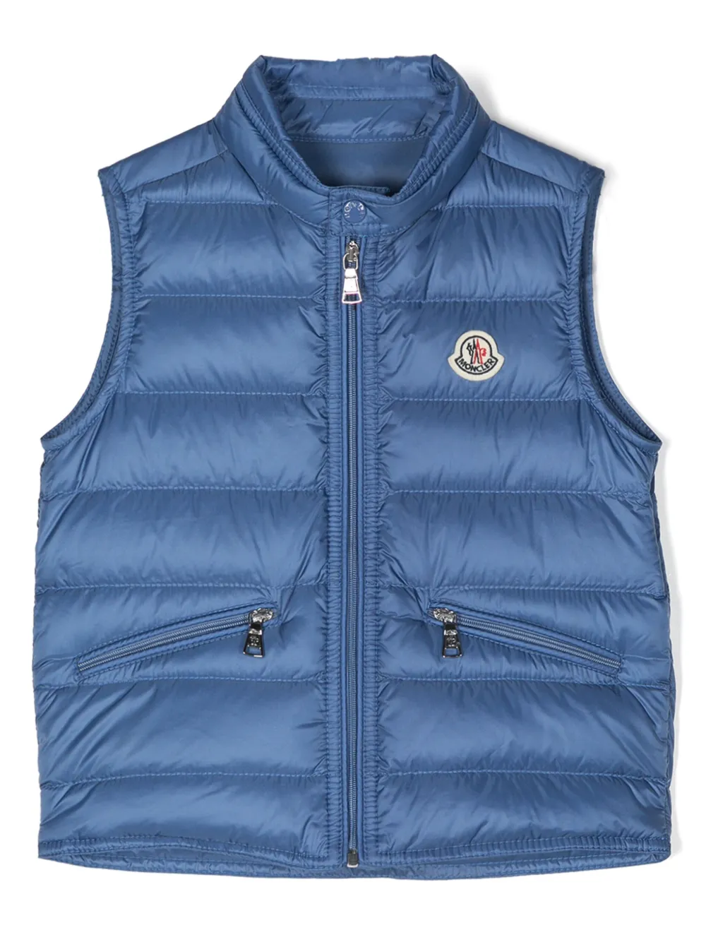 Жилет Gui с логотипом Moncler Enfant, синий
Жилет Gui с логотипом Moncler Enfant, синий