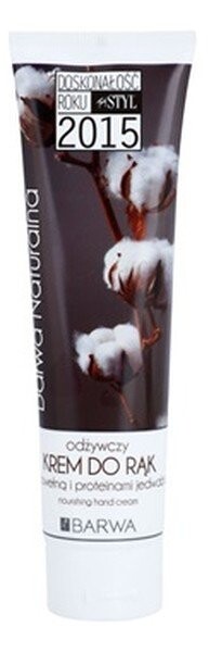 Barwa, Натуральный хлопковый крем для рук с протеинами шелка, 100 мл
Barwa, Натуральный хлопковый крем для рук с протеинами шелка, 100 мл