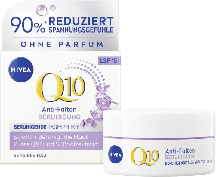 Крем для лица против морщин Q10 успокаивающий SPF 15 50 мл Nivea
Крем для лица против морщин Q10 успокаивающий SPF 15 50 мл Nivea