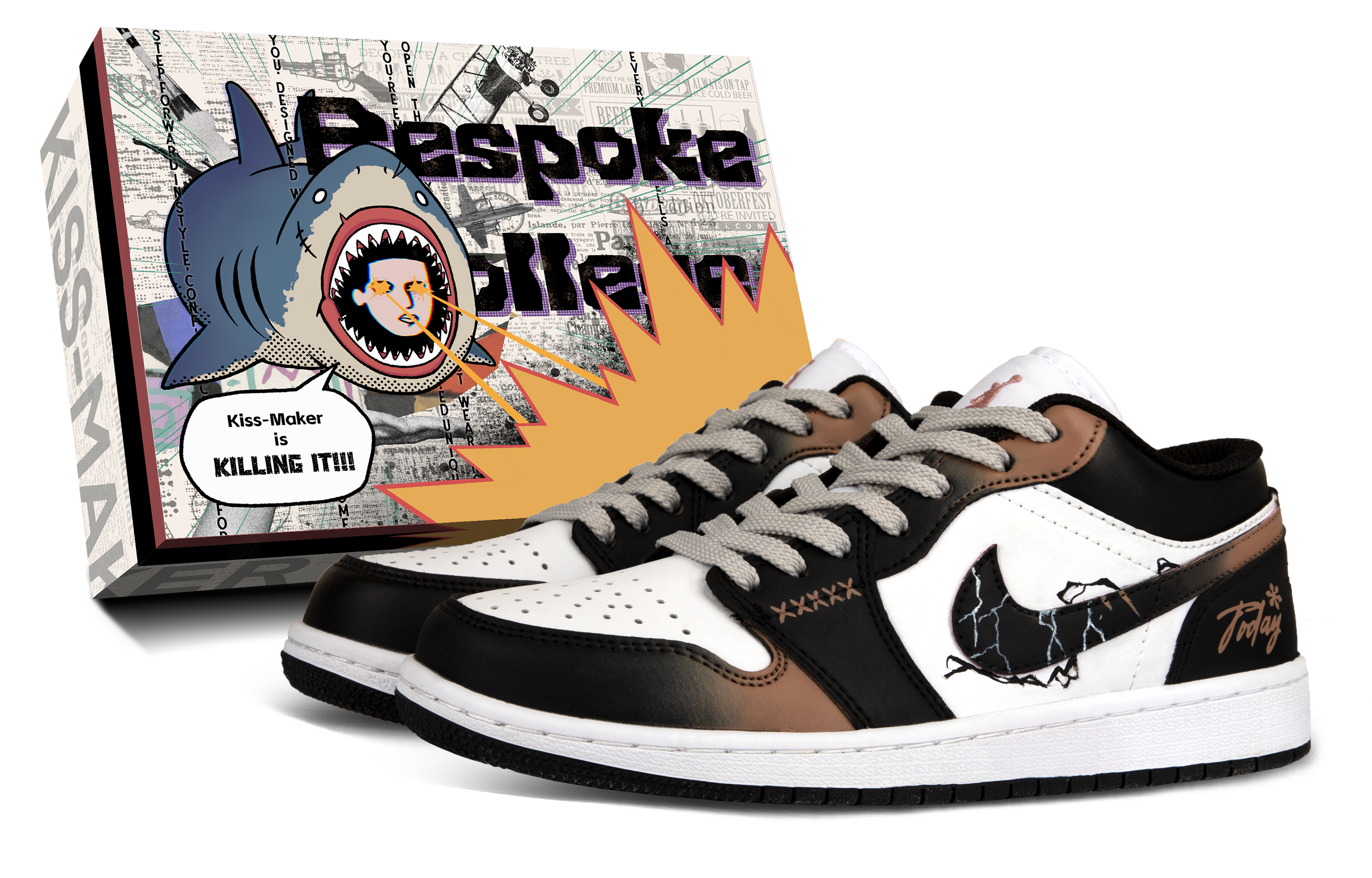 Jordan Кроссовки Unisex Air 1 Cushioning Low top Vintage Basketball Shoes черно-коричневые
Jordan Кроссовки Unisex Air 1 Cushioning Low top Vintage Basketball Shoes черно-коричневые