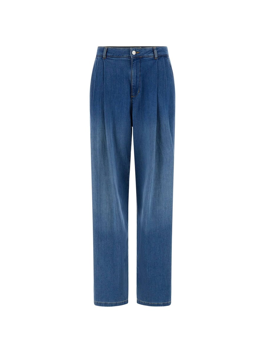 Джинсы свободного кроя со складками GUESS, синий деним
Джинсы свободного кроя со складками GUESS, синий деним