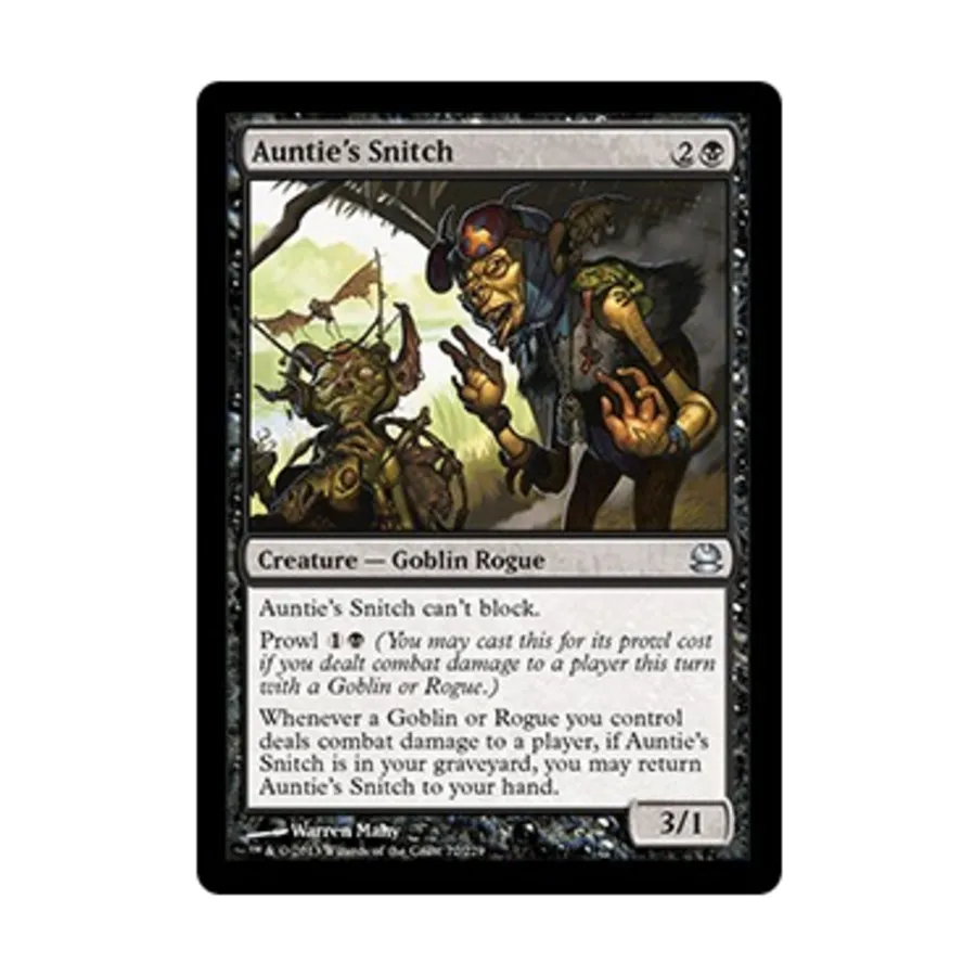 CCG Стукач тетушки (U), MTG - Modern Masters 2013
CCG Стукач тетушки (U), MTG - Modern Masters 2013