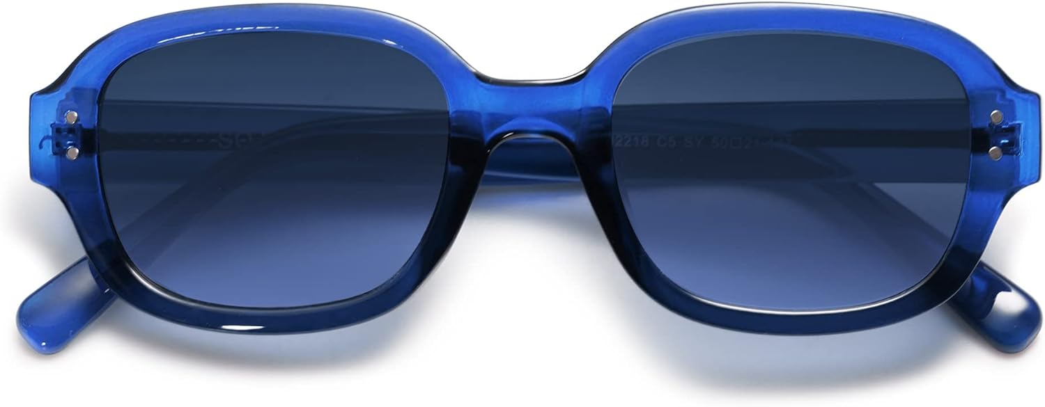 Солнцезащитные очки SOJOS прямоугольной формы для женщин, винтажные, модные, для активного отдыха и путешествий, квадратная оправа, модель SJ2218, Blue Frame/Purple Lens
Солнцезащитные очки SOJOS прямоугольной формы для женщин, винтажные, модные, для активного отдыха и путешествий, квадратная оправа, модель SJ2218, Blue Frame/Purple Lens