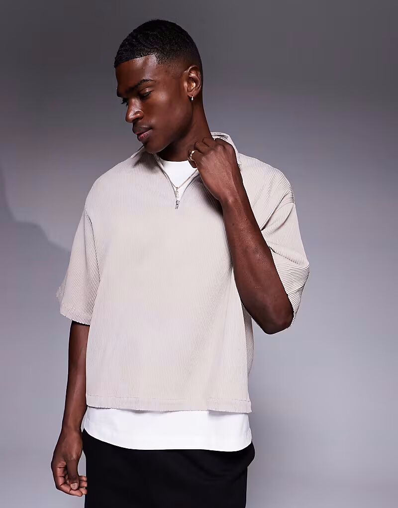 Рубашка свободного кроя ASOS DESIGN с плиссировкой, цвет "грибок"
Рубашка свободного кроя ASOS DESIGN с плиссировкой, цвет "грибок"