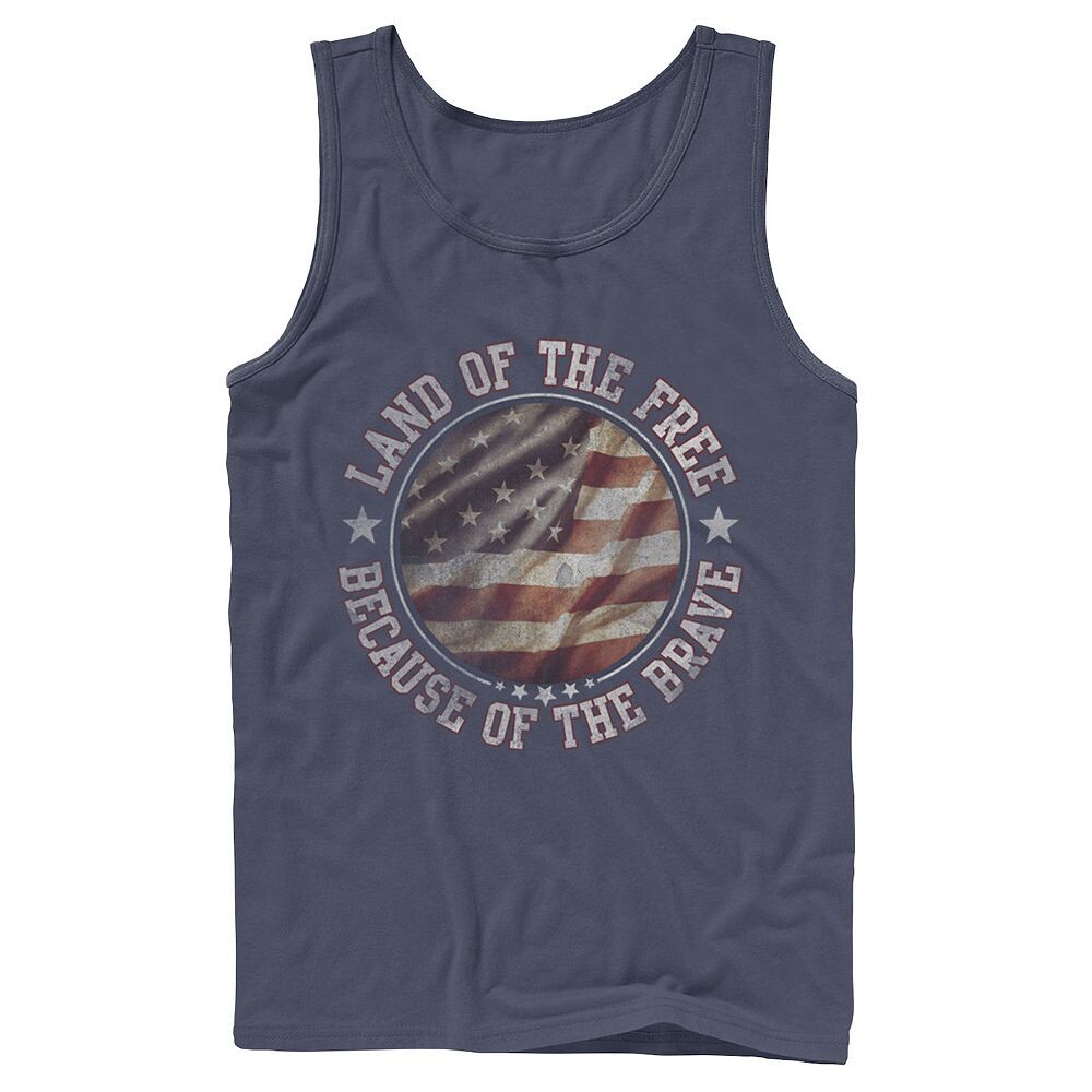 Мужская майка Land Of The Free From The Brave USA Licensed Character, темно-синий
Мужская майка Land Of The Free From The Brave USA Licensed Character, темно-синий