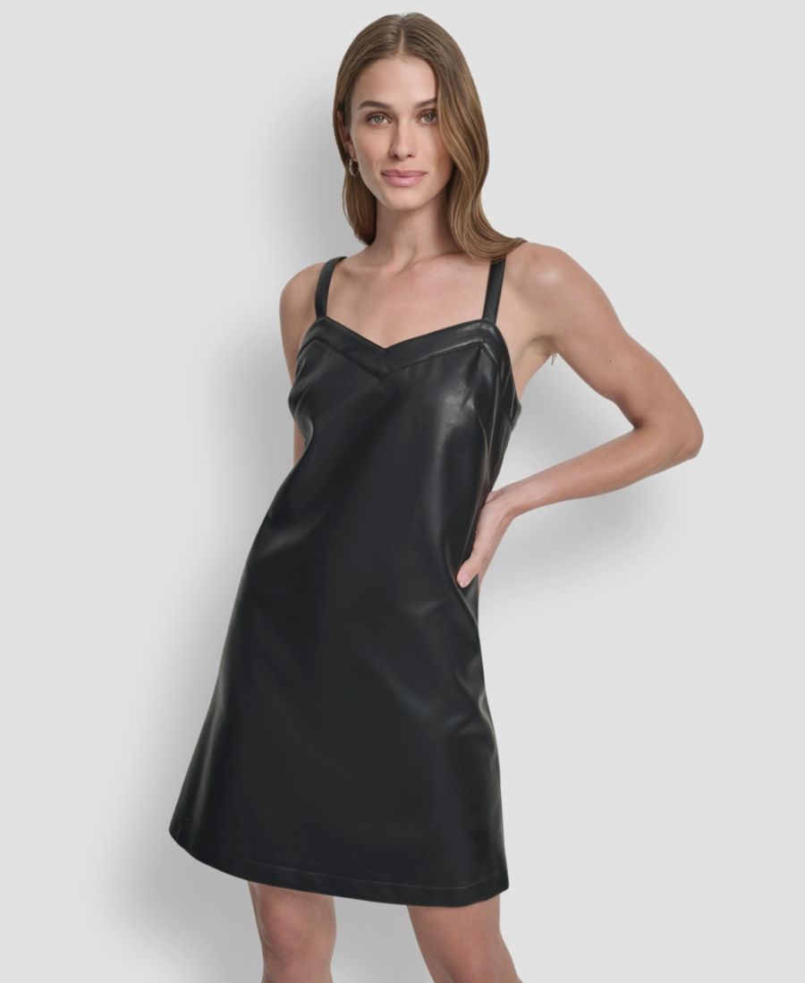 Женское мини-платье без рукавов А-силуэта DKNY, Black
Женское мини-платье без рукавов А-силуэта DKNY, Black