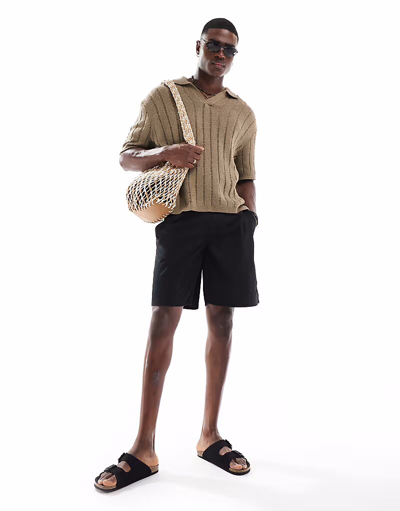 Свободные шорты-чинос ONLY & SONS черного цвета
Свободные шорты-чинос ONLY & SONS черного цвета