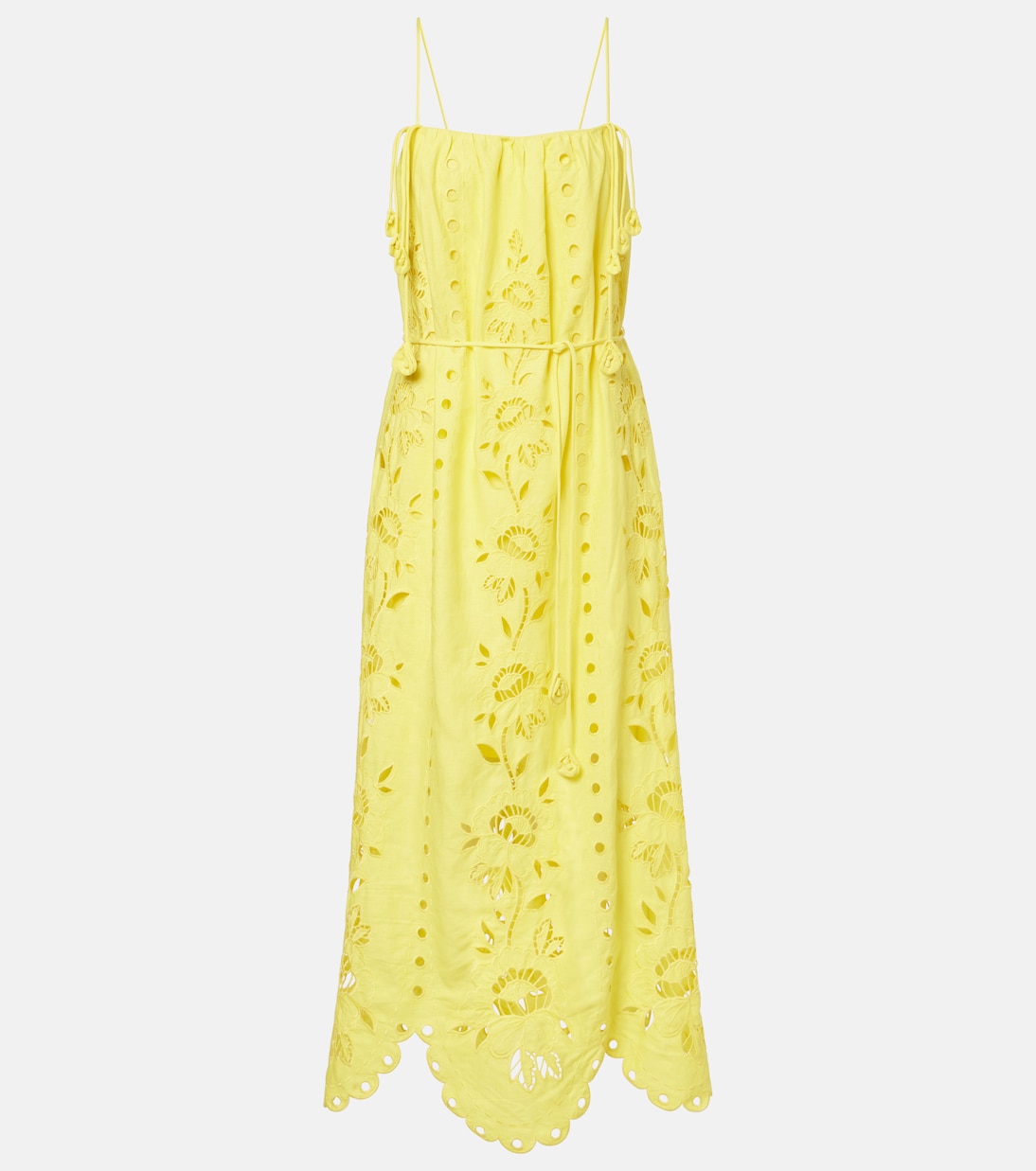 Макси-платье Richelieu из смесового льна Farm Rio, желтый
Макси-платье Richelieu из смесового льна Farm Rio, желтый