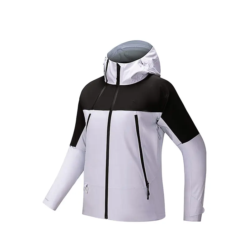 ANTA Куртка ветровка женская, Snowflake White/Night Black 
ANTA Куртка ветровка женская, Snowflake White/Night Black