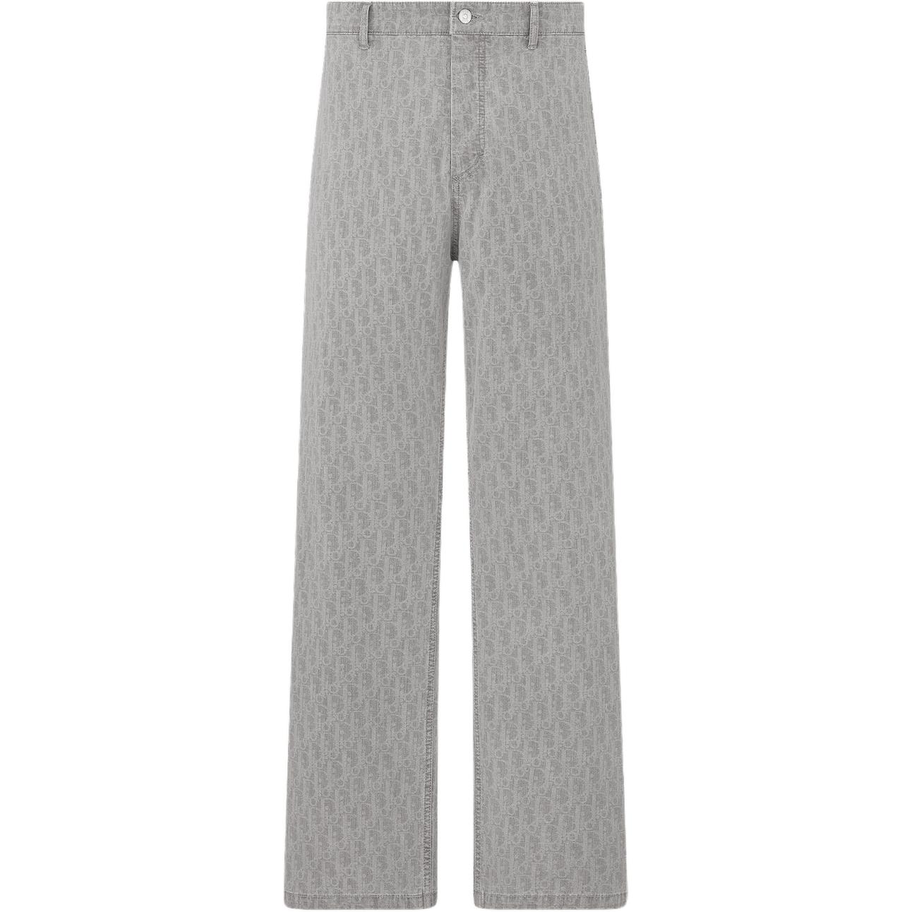 Прямые джинсы с монограммой DIOR, серый
Прямые джинсы с монограммой DIOR, серый