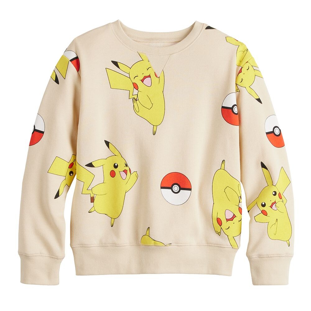 Самый мягкий флисовый пуловер Jumping Beans Pokemon Pikachu для мальчиков 4–12 лет, бежевый
Самый мягкий флисовый пуловер Jumping Beans Pokemon Pikachu для мальчиков 4–12 лет, бежевый