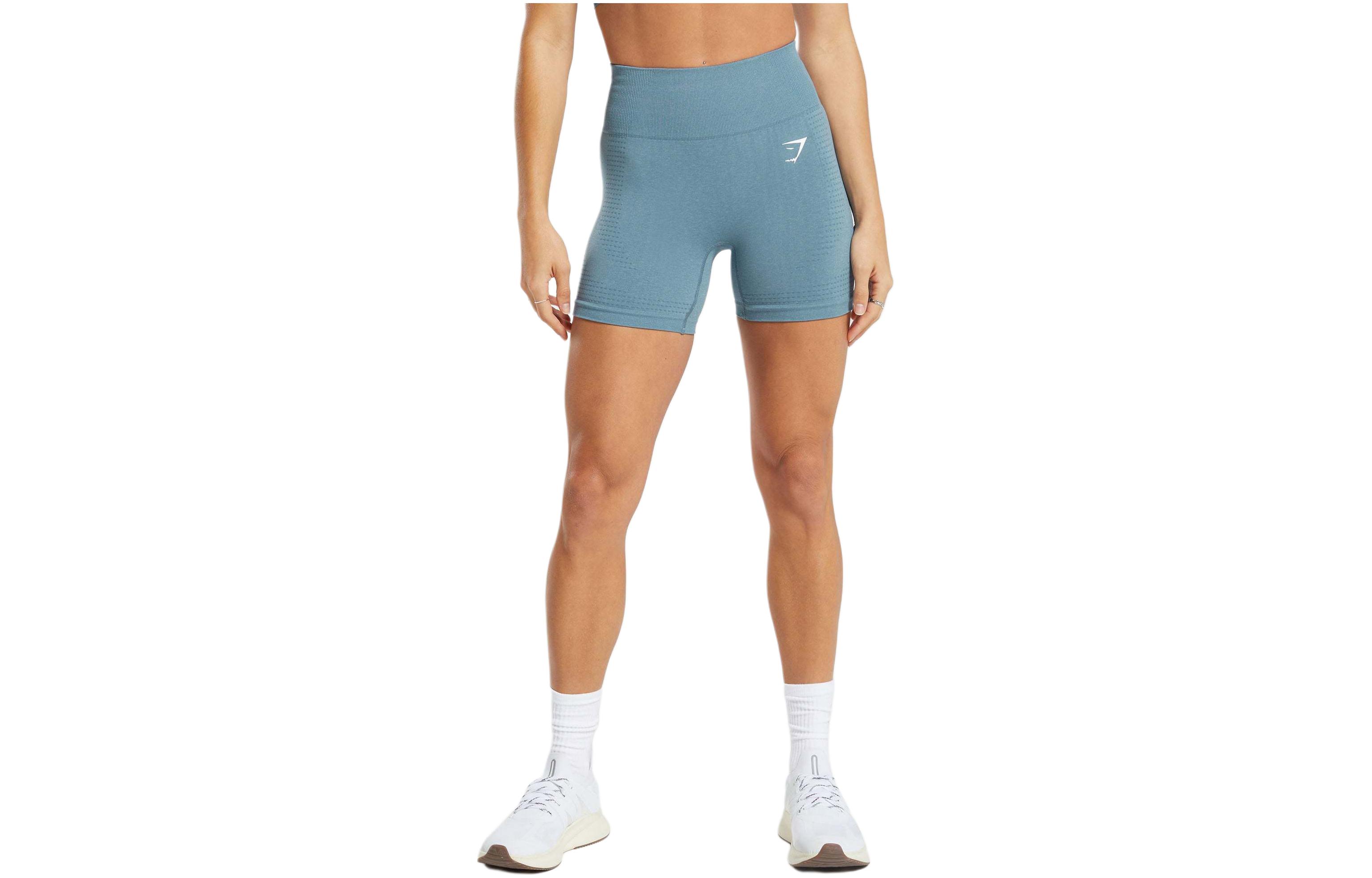 Женские спортивные шорты Выцветший синий марлстоун GYMSHARK
Женские спортивные шорты Выцветший синий марлстоун GYMSHARK