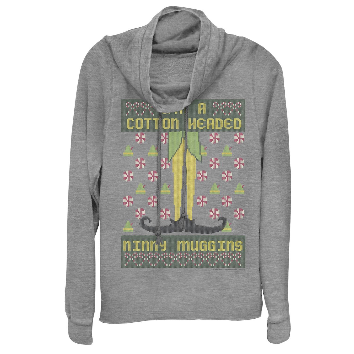 Свитшот с капюшоном и воротником-хомутом Elf Buddy Cotton Head Ninny Muggins Licensed Character, серый
Свитшот с капюшоном и воротником-хомутом Elf Buddy Cotton Head Ninny Muggins Licensed Character, серый