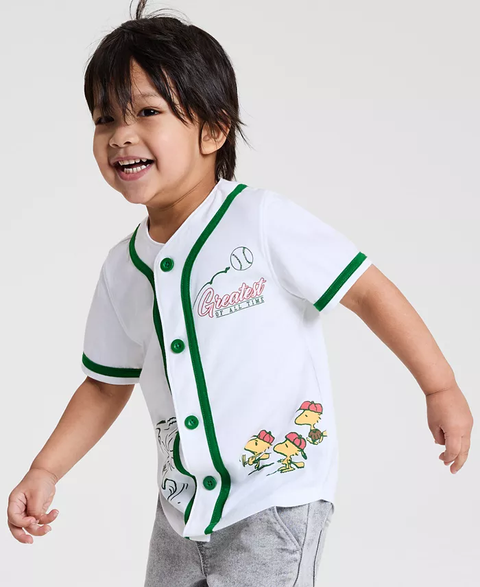 Футболка с коротким рукавом и принтом Peanuts для мальчиков 2-4 года Epic Threads, белый
Футболка с коротким рукавом и принтом Peanuts для мальчиков 2-4 года Epic Threads, белый